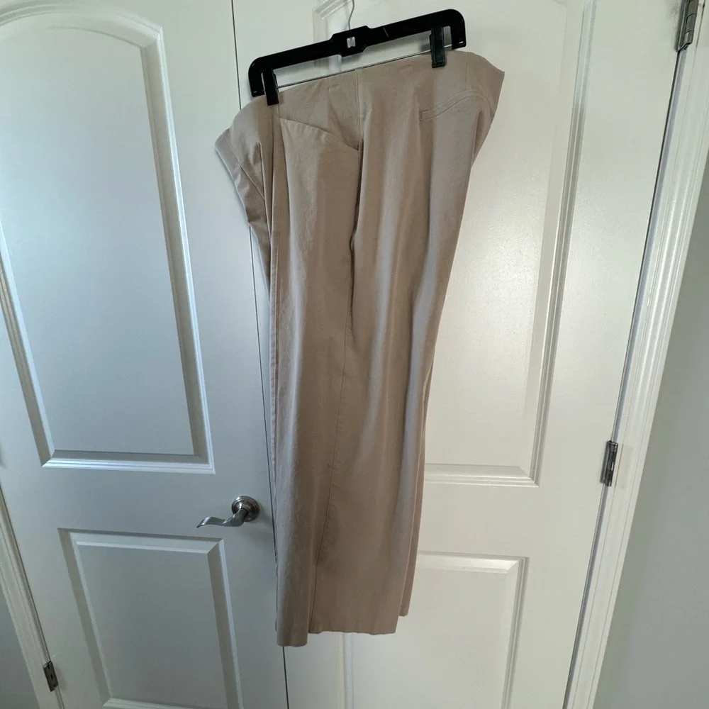 Old Navy Pixie Wide Leg Tan Pants XXL Mocha Taffy Color - Picture 2 of 10